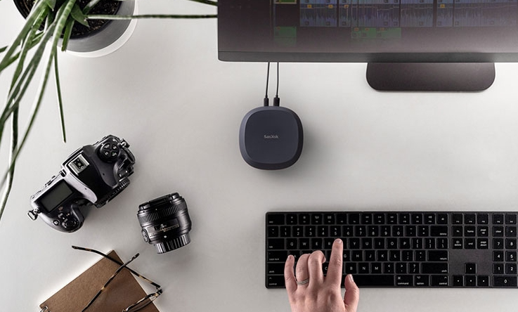 SanDisk Desk Drive 外置 SSD 8TB 海量备份